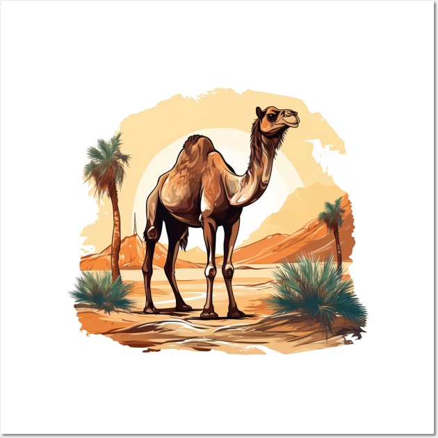 Desert Camel Wall Art by zooleisurelife